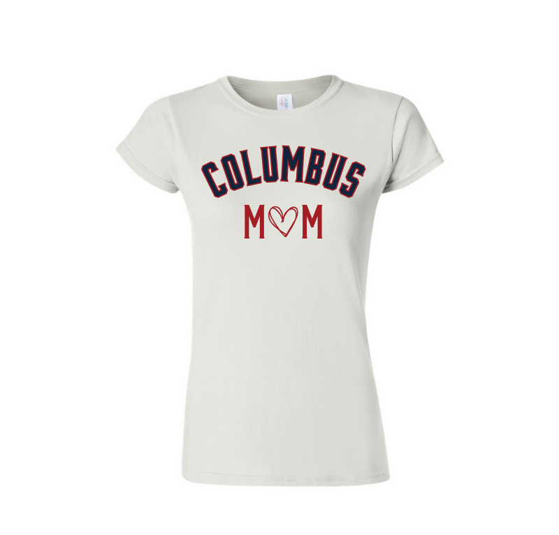 Columbus Mom T-Shirt (white) - Columbus Explorers Shop