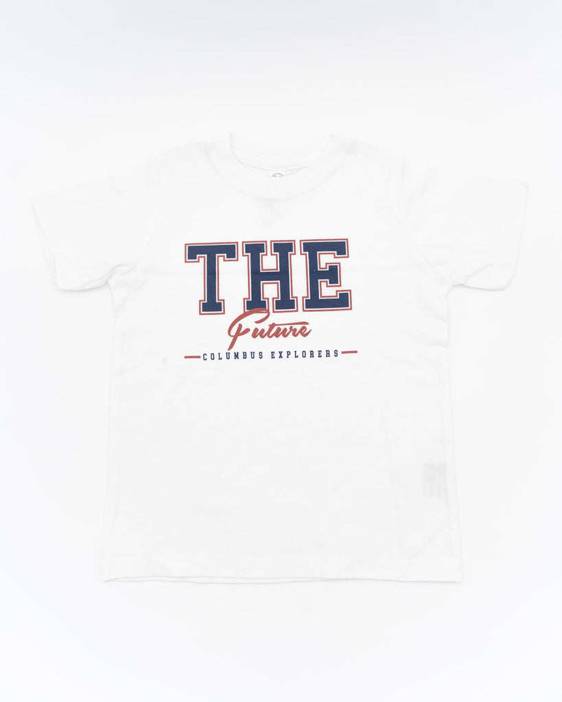 The Future Youth T-Shirt (White) - Columbus Explorers Shop