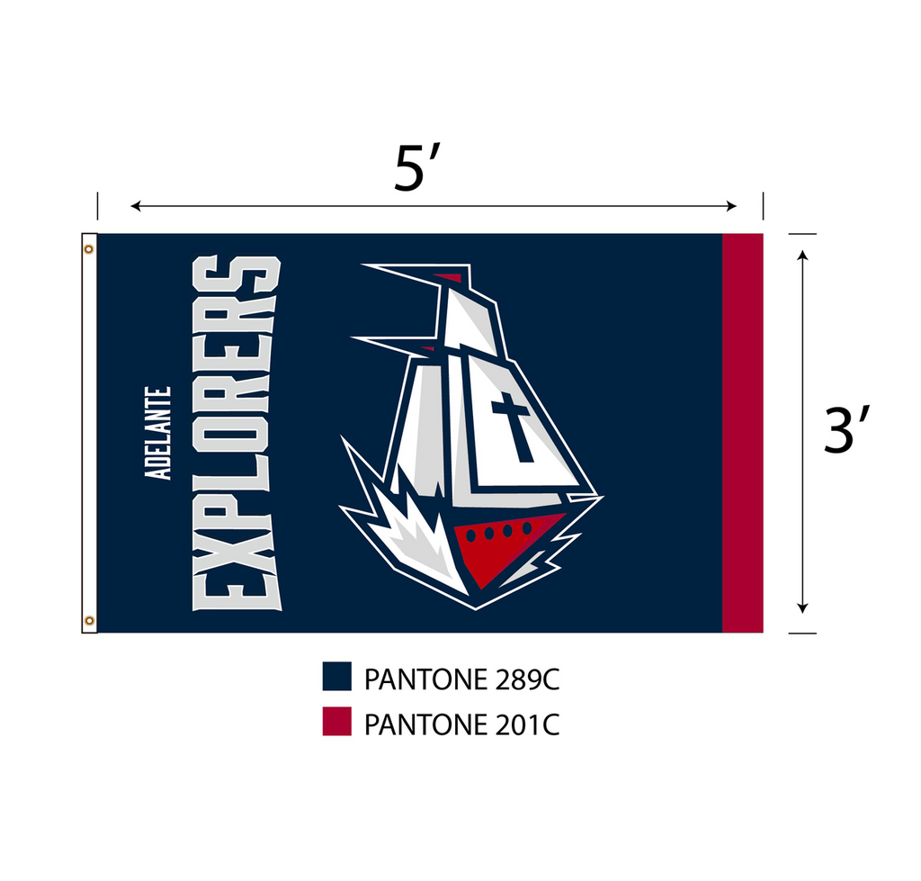 Columbus Ship Deluxe Dorm/House Flag - Columbus Explorers Shop