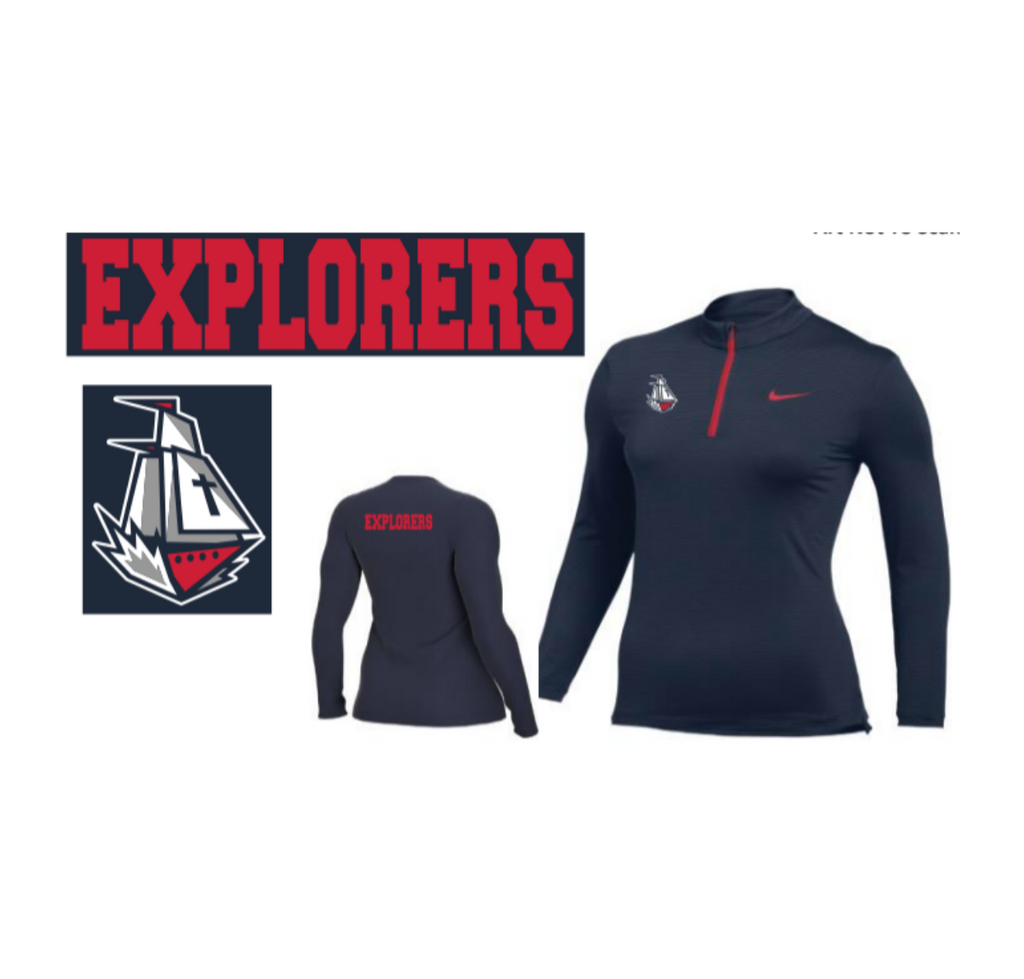 Nike Explorers Ladies Jacket (Navy) - Columbus Explorers Shop