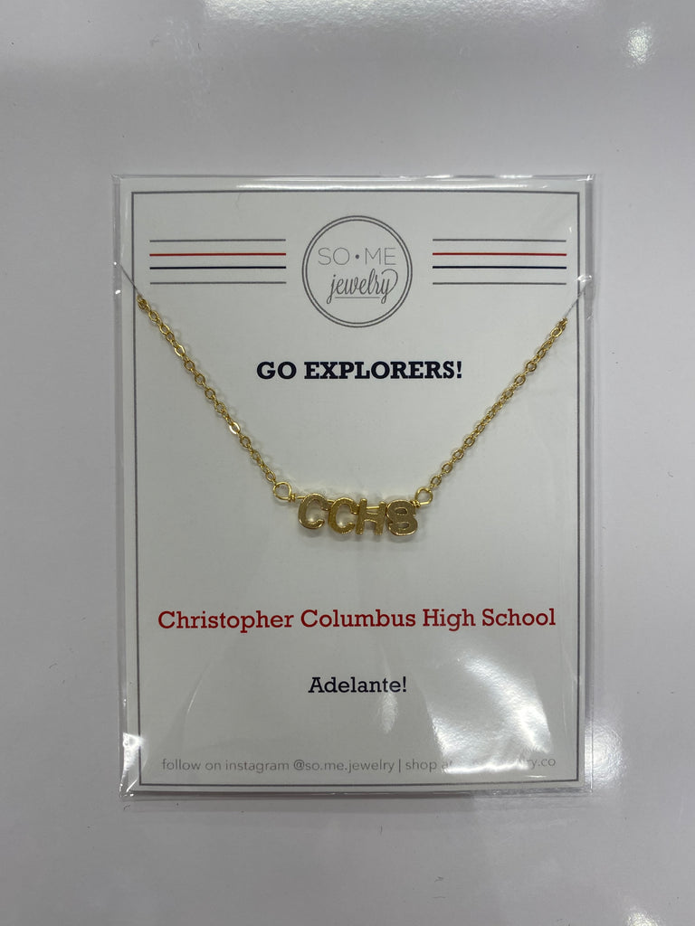 Gold CCHS Necklace - Columbus Explorers Shop