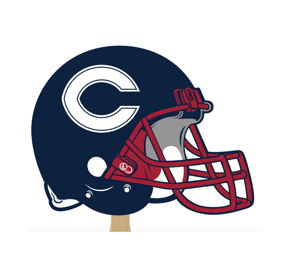 Football Helmet Hand Fan Full Color Columbus Explorers Shop