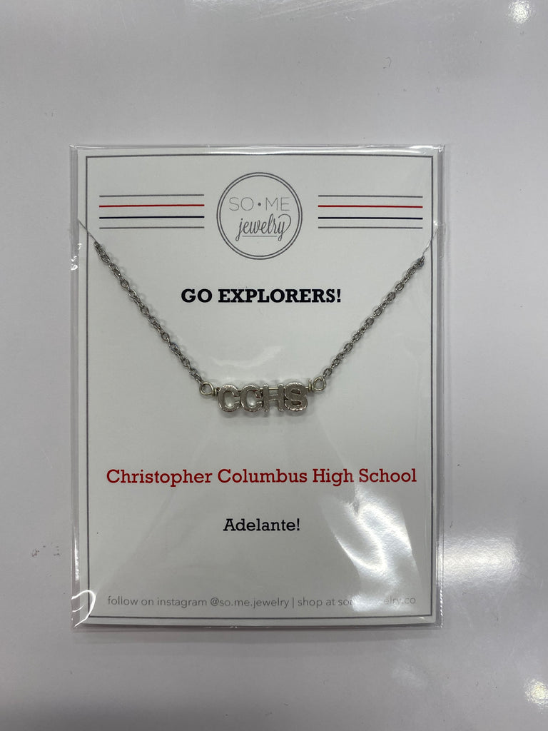 Silver CCHS Necklace - Columbus Explorers Shop