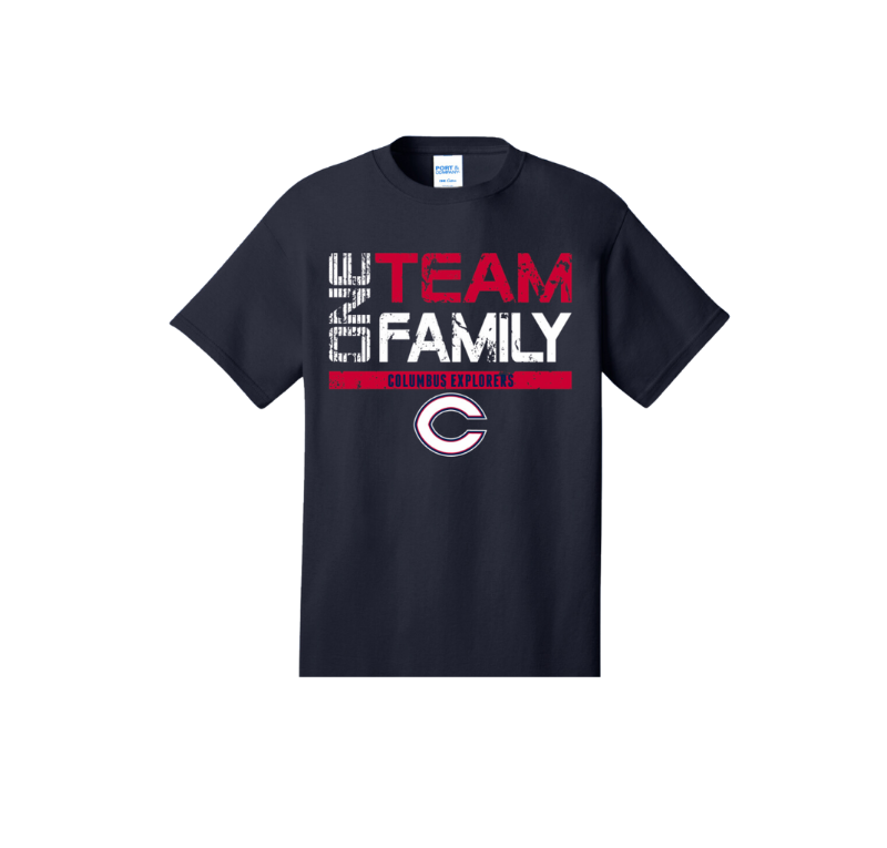 One Team One Family Youth T-Shirt - Columbus Explorers Shop