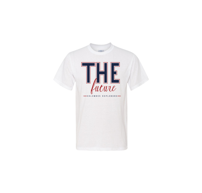 The Future Youth T-Shirt (White) - Columbus Explorers Shop