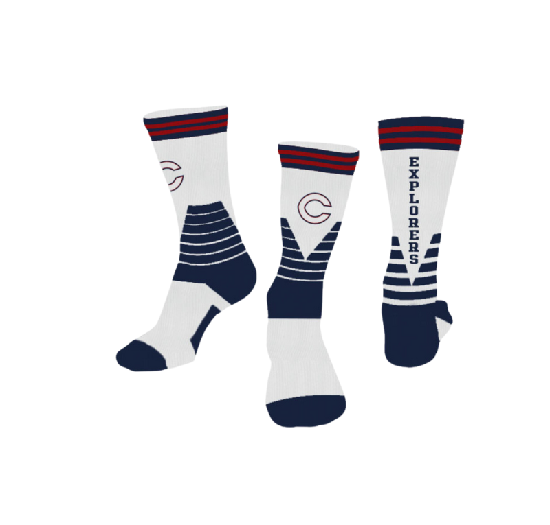 Columbus C New 2020 Crew Socks - HYPE Brand | Columbus Explorers Shop