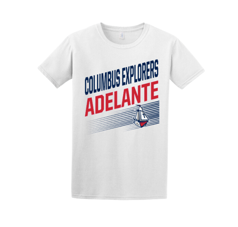 Columbus Explorers Adelante Ship T-Shirt - Columbus Explorers Shop