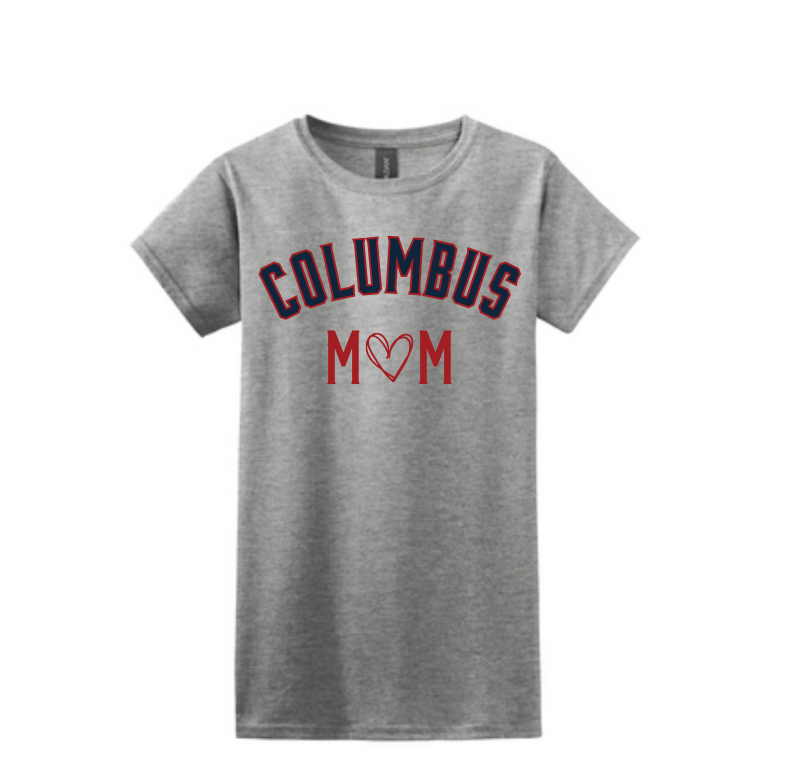 Columbus Mom T-Shirt (Grey) - Columbus Explorers Shop