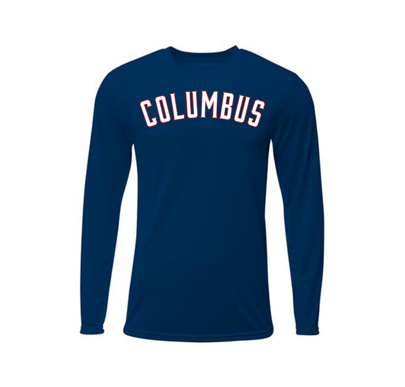 Columbus Heritage LS Shirt (Navy) - Columbus Explorers Shop