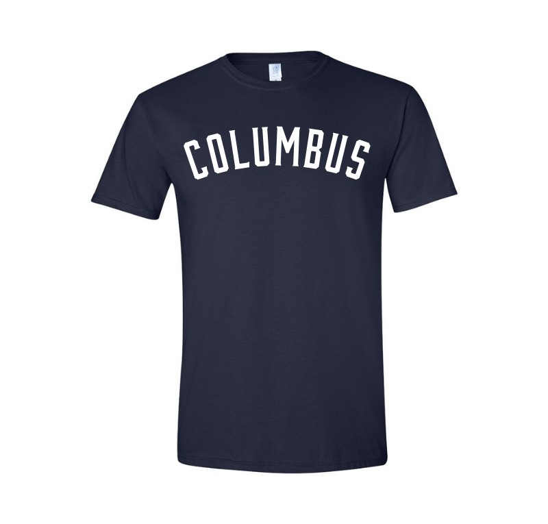 Columbus Heritage SoftStyle T-Shirt (Navy) - Columbus Explorers Shop