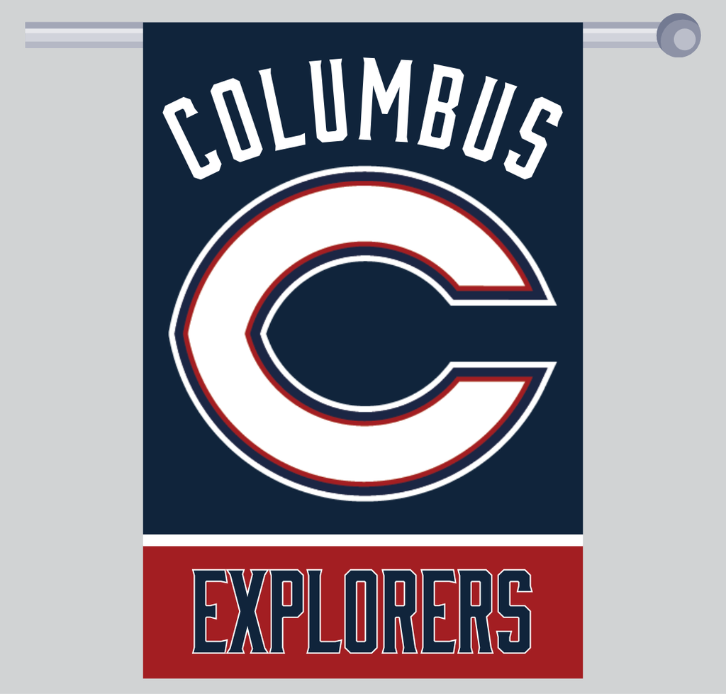Columbus Explorers House Flag - Columbus Explorers Shop