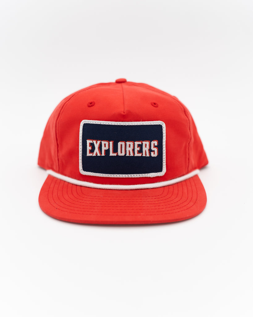 Explorer Patch Gramps Hat (Red) - Columbus Explorers Shop