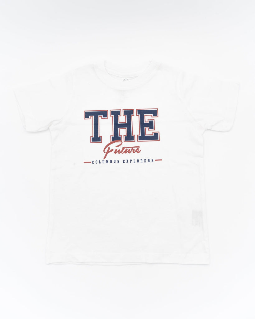 The Future Toddler Shirt (White) - Columbus Explorers Shop