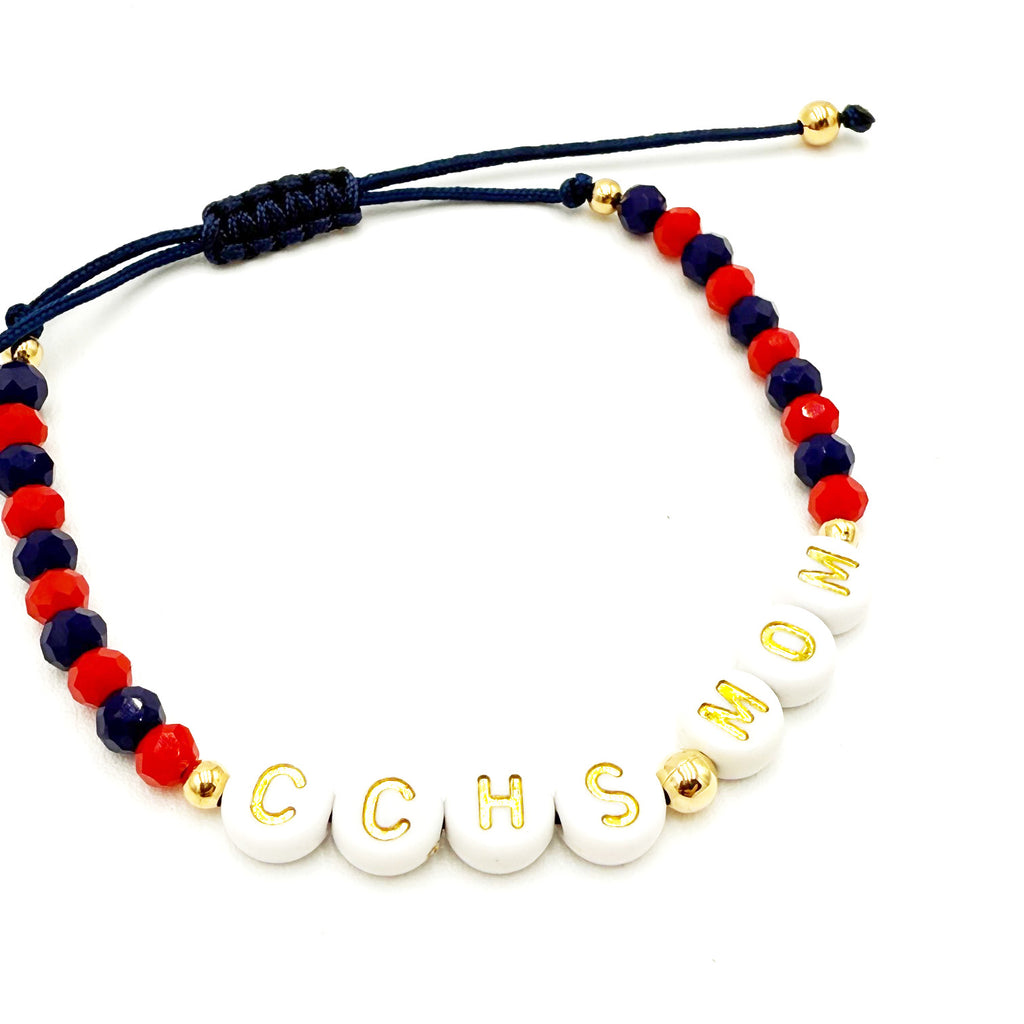CCHS Mom Beaded Bracelet - Columbus Explorers Shop