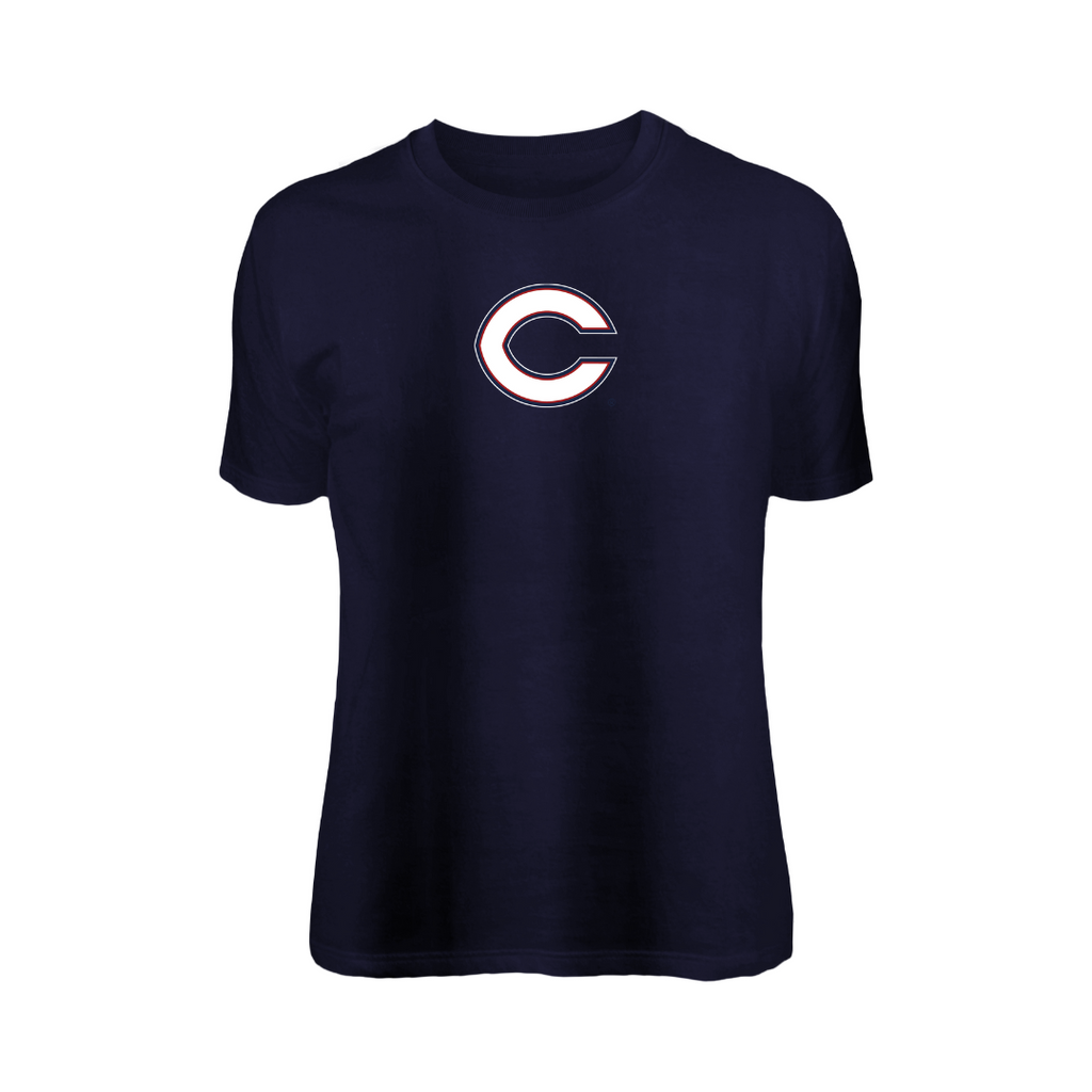 Columbus Small C T-Shirt (Navy Blue) - Columbus Explorers Shop