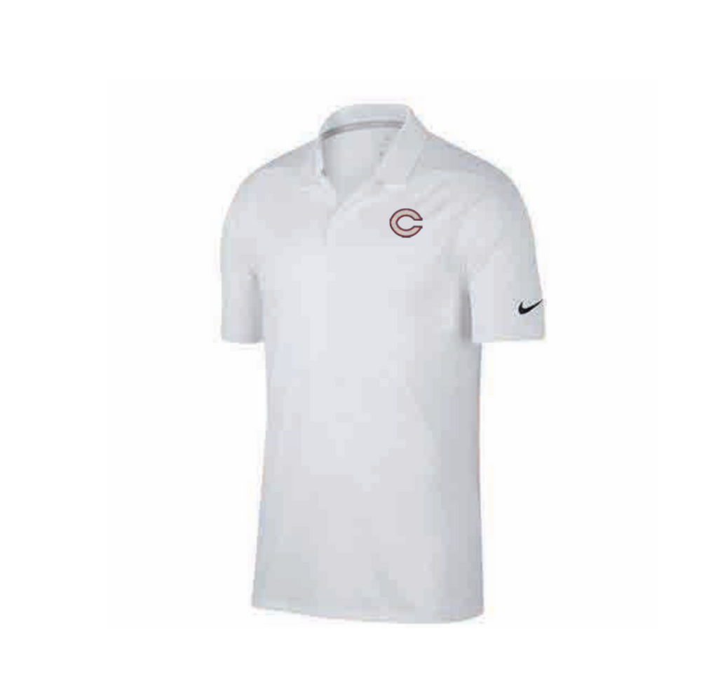 Nike Victory Polo "C" (White) - Columbus Explorers Shop